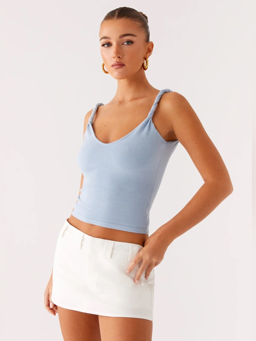 Peppermayo ON TREND LINEN MINI SKIRT